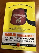 Roy Rogers Moolah Temple Shriners Circus 1966 Vintage Original Catalog picture