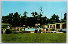 Vintage Postcard Colonial Motel Asbury Park New Jersey picture