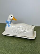 Vintage Ceramic Fancy Lady Duck Goose 7