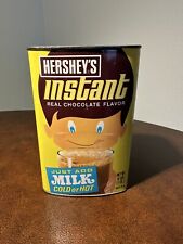 Vintage 1970’s Hershey's Instant Real Chocolate Flavor  Tin Can Container picture