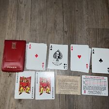 Vintage KEM Plastic Playing Cards With Case Copyright 1935 With Jokers New Poker picture