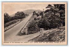 1929 Entrance Shepards Hill Country Club Across Iron Kettle Waverly NY Postcard picture