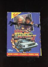 1989 Topps Back To The Future 2 36 Sealed Wax Packs Complete Box Cards Stickers picture