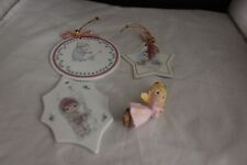 Lot of Precious Moments Christmas Ornaments picture