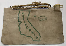 Vintage DRY CLIMATE FLAX CALIFORNIA COLD WATER BAG picture
