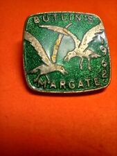(MA21)  VINTAGE BUTLINS MARGATE 1962 Enamel badge picture