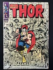 The Mighty Thor #154 Vintage Marvel Comics Silver Age 1st Print 1968 Fair *A2 picture