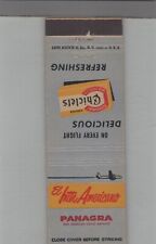 Matchbook Cover - Chiclets Gum El Inter Americano Airlines Panagra picture