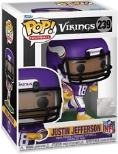 Funko POP NFL Justin Jefferson Minnesota Vikings Figure #239 + Protector picture