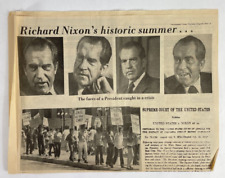 Vintage August 8th, 1964 Newspaper Richard Nixon's Historic Summer  picture