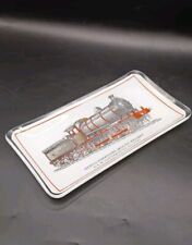 VINTAGE NORTH YORKSHIRE MOORS RAILWAY, PIN TRAY GLASS N.E.R LOCOMOTIVE N.O 2392 picture