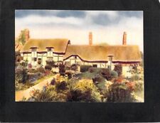 B1379 UK anne Hathaway's Cottage Godfrey Phillips vintage postcard picture
