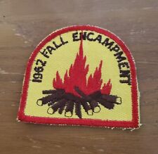 Vintage BSA Boyscouts Of America Fall Encampment 1962 Patch picture