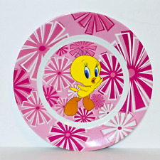 2000s Looney Tunes Tweety Bird Melamine 10” Plate Vintage Dinnerware Warner Bros picture