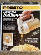 Presto Microwave Hottopper Popcorn Butter Dispenser White 03050 picture