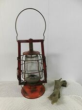 Vintage USA Made Dietz No 2 Mill Lantern  Pat'D 12-4-23 with Fitz All NY Globe picture