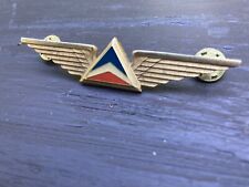 Vintage Delta Airlines Wings Pin Pilot Stewardess 1960s 3” Long picture