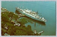 Postcard Maine Castine Training Ship Of The Marine Maritime Academy Unposted picture