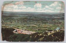 Postcard Observatory & View of Pasadena from Echo Mt, Mt Lowe California 1909 picture