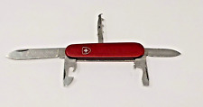 Rare Vintage Victorinox Elinox Spartan Swiss Army Knife Red Corkscrew Can Opener picture