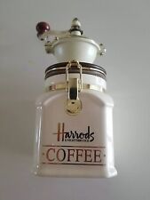 Harrods Knightsbridge Manual Coffee Grinder. Tested. Ceramic, Iron, Wood. picture