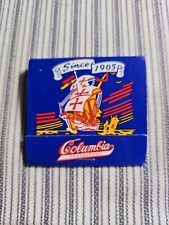 Vintage Matchbook Cover Columbia Restaurant  Since 1905  6 Florida Locations gmg picture