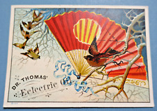 VICTORIAN ADVERTISING TRADE CARD c.1880's Dr. Thomas' Eclectric Oil, Cure-All picture