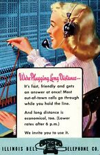 1949 Illinois Bell Telephone Co Calendar Card picture