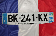 France French License Plate - Aquitaine - Pyrénées-Atlantiques (Pau) - BMW picture