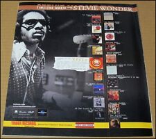 2003 Stevie Wonder and U2 Tower Records Dual Print Ad 10 x 12 Advertisement Bono picture