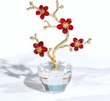 Figurine Love Flower Crystal Red Small Romantic Novelty Carved For Any Room picture