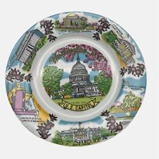 Vintage Washington DC US Capitol Collectible Souvenir Plate Silberne 7.25