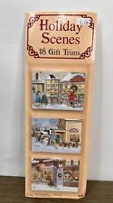 Vintage 18 CHRISTMAS GIFT TAGS EUREKA Paper Magic Group Holiday Scenes USA picture