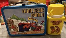 Vintage 1971 Hair Bear Bunch Hairbear Metal Lunch Box Lunchbox and Thermos picture