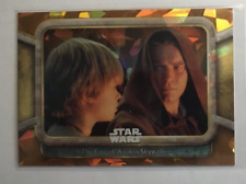 2024 Topps Sapphire The Fate of Anakin Skywalker Orange Refractor 9/25 Star Wars picture