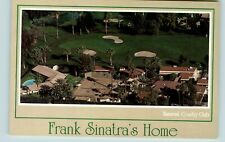 Frank Sinatra's House Rancho Mirage California Postcard adverting vintage picture