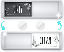 ASSURED SIGNS Stylish Clean Dirty Magnet Sign - 2 by 7 Inch - Ideal Clean Dirty  picture