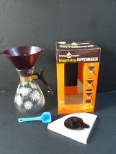 New Vtg Tricolator French Drip Pour Over Coffeemaker 4-8 Cup No. FB-8 NOS picture