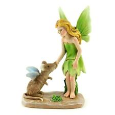 Miniature Fairy Garden Green Fairy w/ Mouse Fairy - Buy 3 Save $5 picture