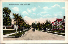 Vtg 1920s Residence Street Tulsa Oklahoma OK Postcard picture