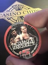 Authentic Collectable Casino Poker Chip / RARE / PACQUIAO Vs MARQUEZ 4 MGM Vegas picture