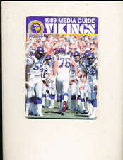 1989 Minnesota Vikings Press Media Official Guide ftbx1 picture