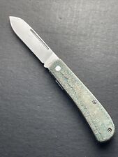 Lord & Field Farm-Hand Folding Pocket Knife Dungaree Denim Micarta Vtg picture