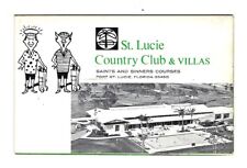 c1970's Adver. Postcard St. Lucie Country Club & Villas Saints & Sinners Courses picture