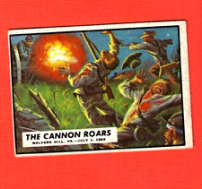 1962 TOPPS CIVIL WAR NEWS   #28    THE CANNON ROARS   EX / EXMINT picture