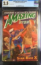 AMAZING STORIES #195 (V18 #4) CGC 2.5 SEPTEMBER 1944 PULP COVER JULIAN S. KRUPA picture