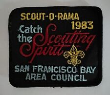 BSA San Francisco Bay Area Council Boy Scout-O-Rama 1983 Patch Scouting Spirit picture