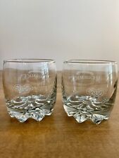 Set of 2 McCormick's Genuine IRISH Whiskey Imported Etched Tumbler Rock Glasses picture