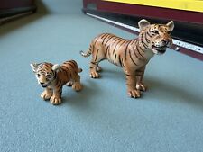 Schleich Orange Bengal TIGER MALE + CUB Wildlife Figure 2003 Retired Safari Toy picture