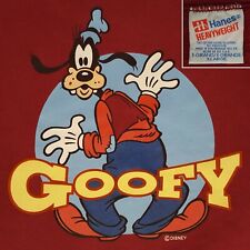 Vtg c1990s Disney Goofy Hanes Heavyweight 50/50 Made in USA Maroon XL Sweatshirt picture
